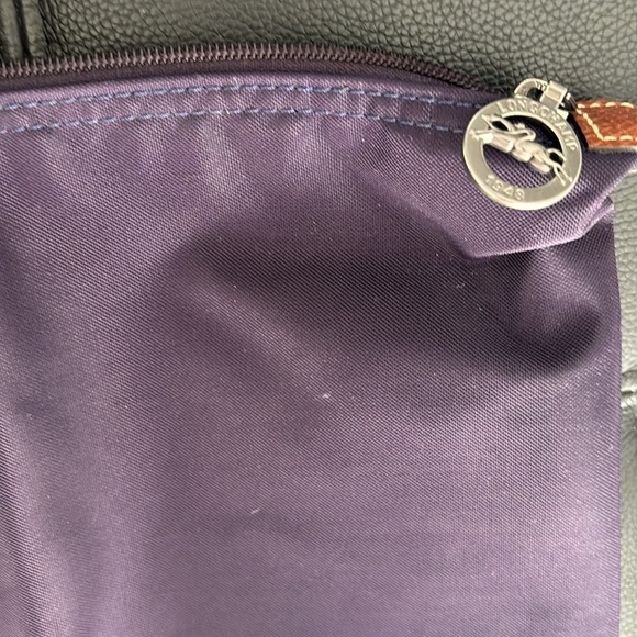 Longchamp Le Pliage Medium Purple Tote - Picture 6 of 7